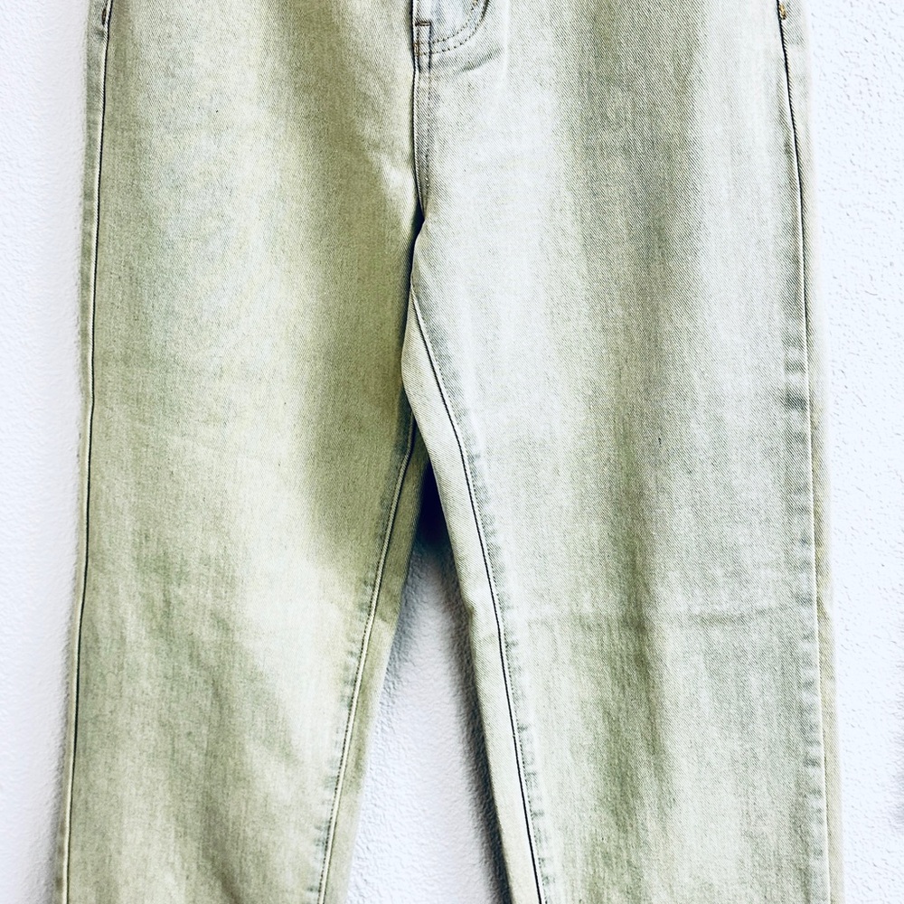 PrettyLittleThing Mint Denim Jeans Size 6 baggy